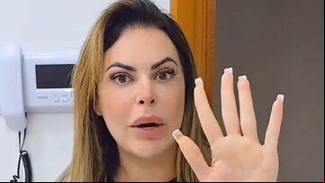 Regina Nunes, esposa de Ricardo Nunes (MDB), posta vídeo em defesa do prefeito dizendo que ele nunca a agrediu, contrariando falas de Pablo Marçal (PRTB). Foto: Reprodução/Instagram: @reginacarnovalenunes